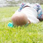 Baby Photo Session - baby faceplant